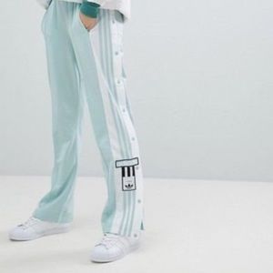 NWT Adidas Originals Snap Trackpant Ash Green Mint